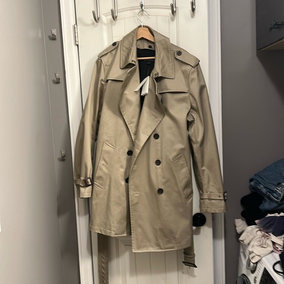 Banana Republic Trench coat Size Large NWT - Picture 1 of 5